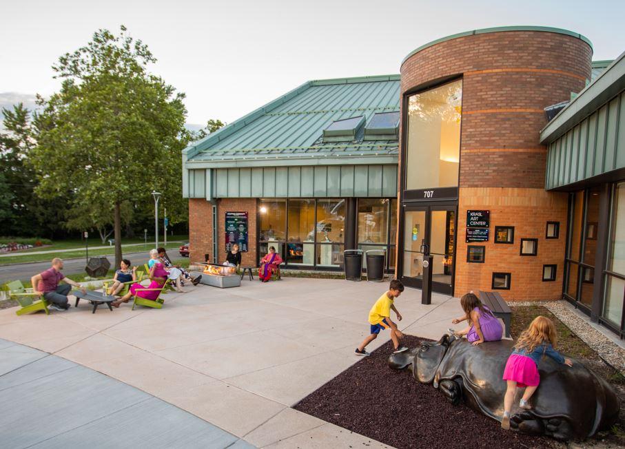 Two new exhibitions open at Krasl Art Center logo