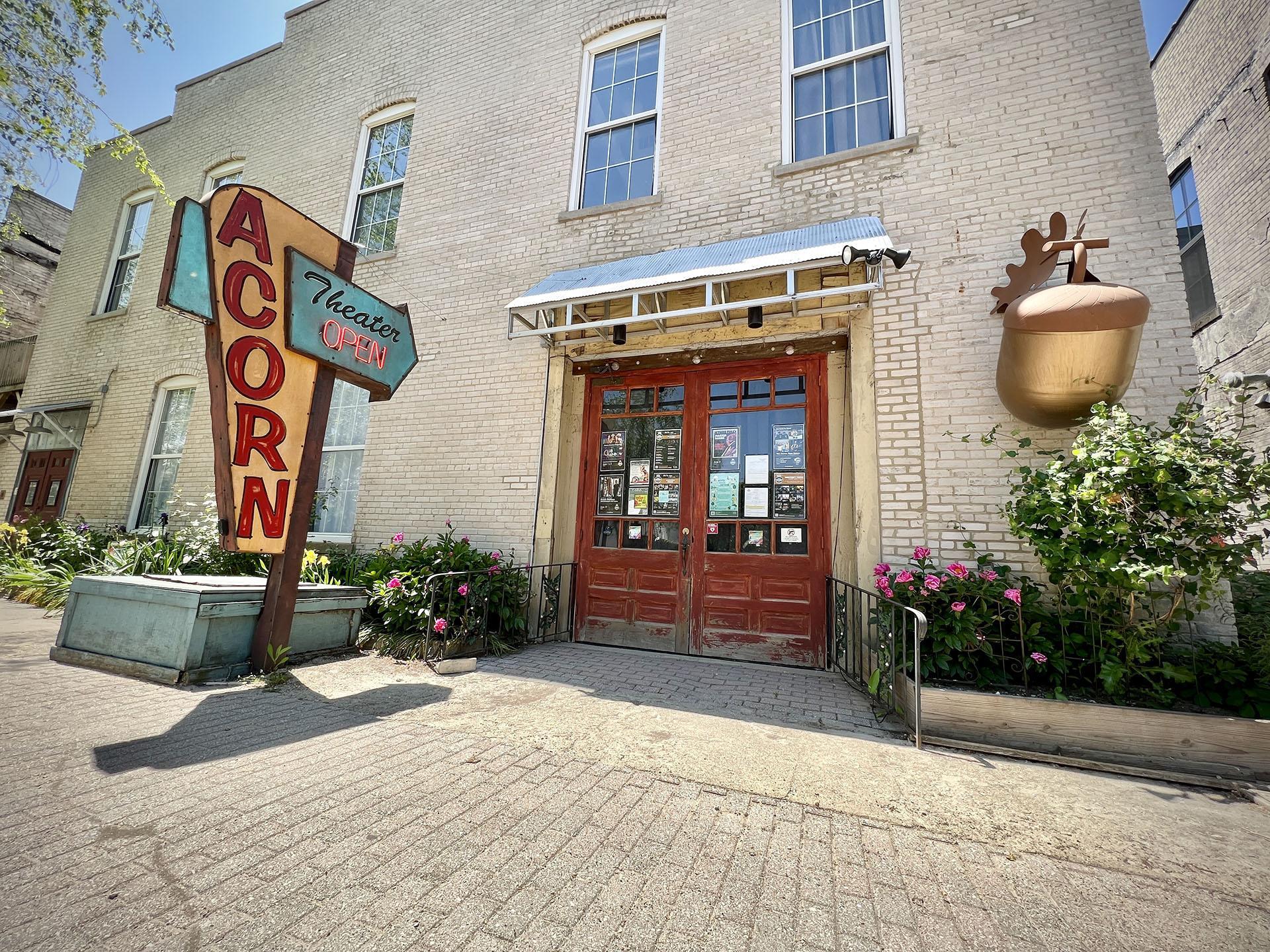 The exterior of The Acorn.