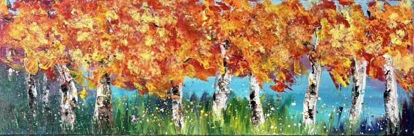 Acrylic Fall Tree Painting 