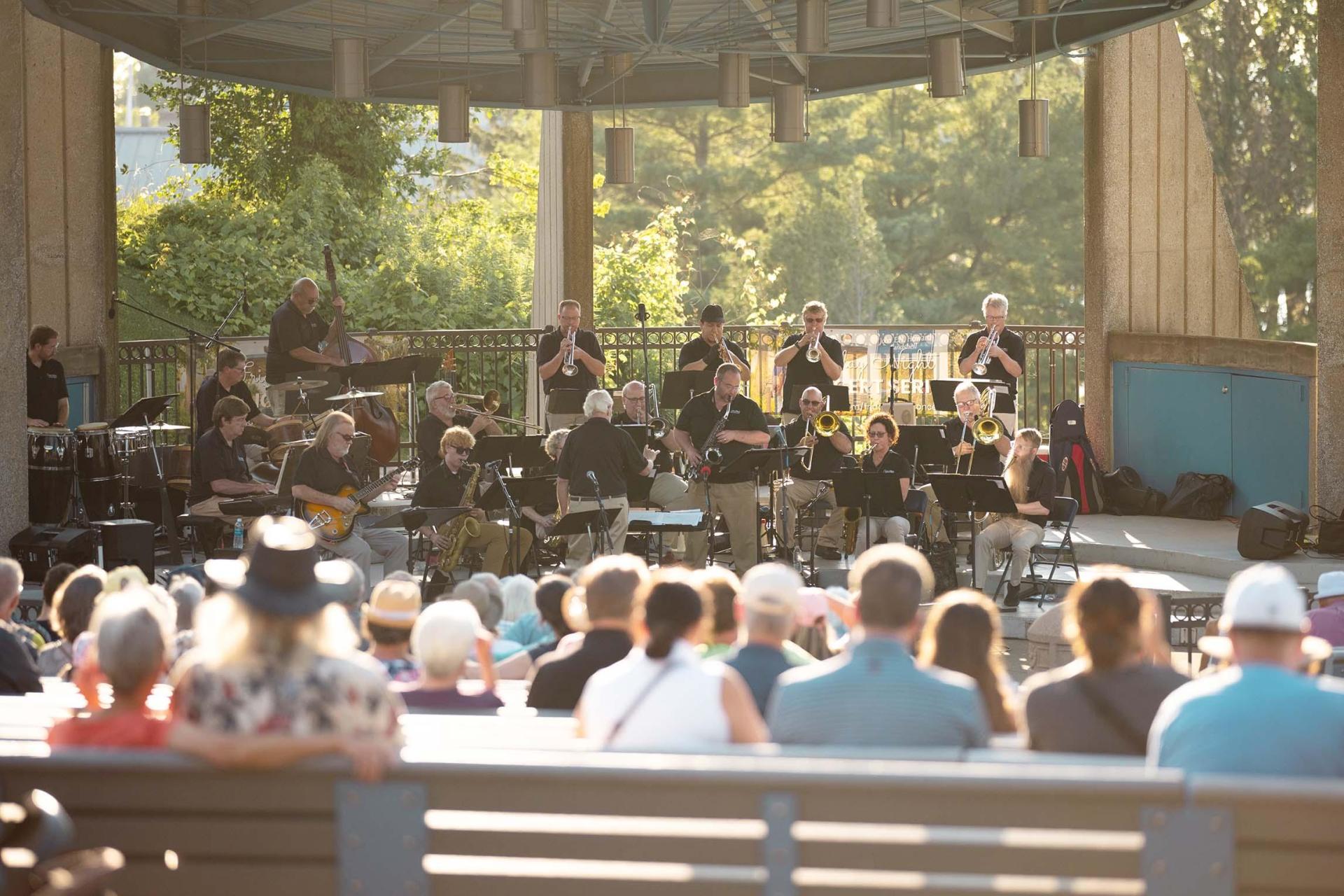 A concert at the John E. N. Howard Bandshell