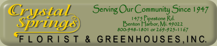 Crystal Springs Florist & Greenhouses, Inc.